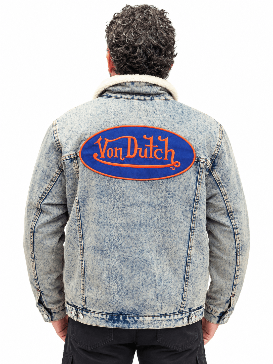Chaqueta Von Dutch denim con borrego