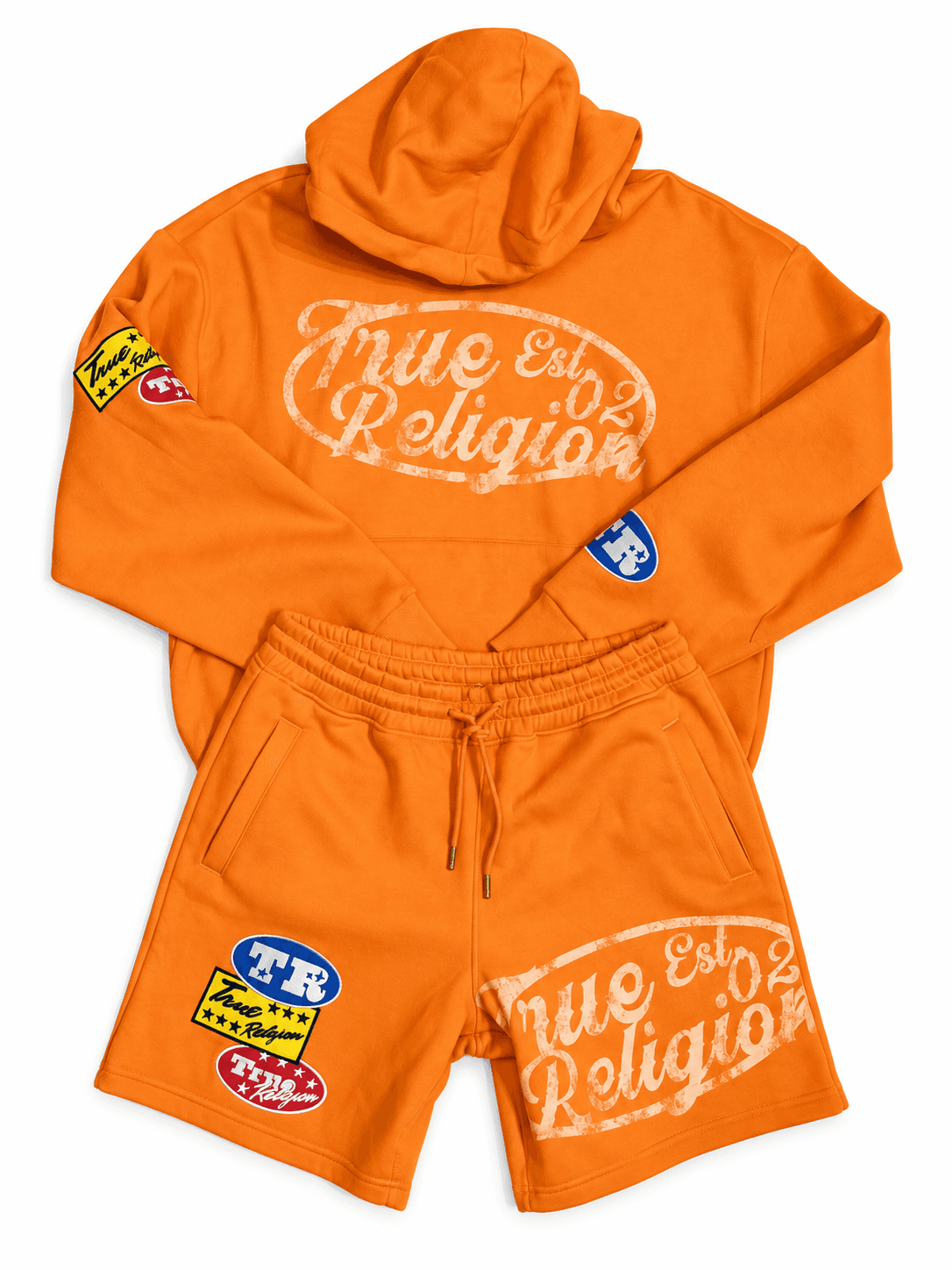 Conjunto True Religion naranja