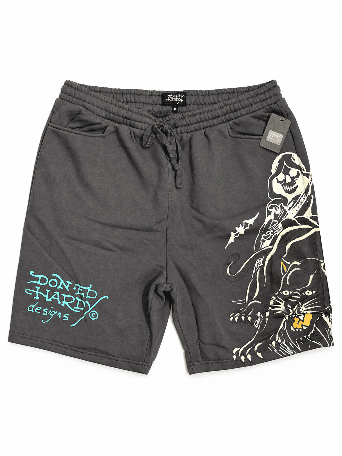 Pantaloneta Ed Hardy gris
