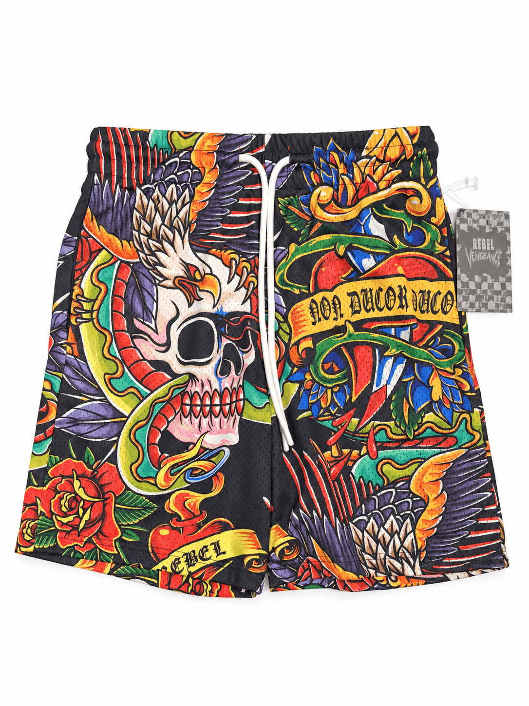 Pantaloneta Rebel Vengeance estampada