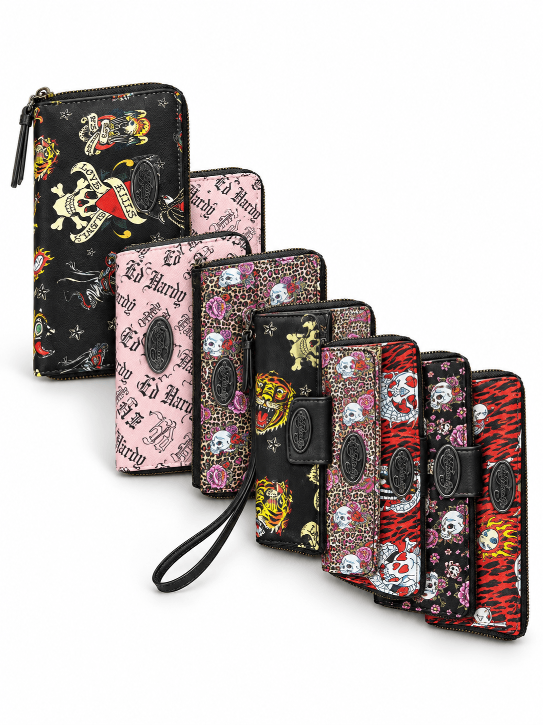 Billeteras Ed Hardy surtidas