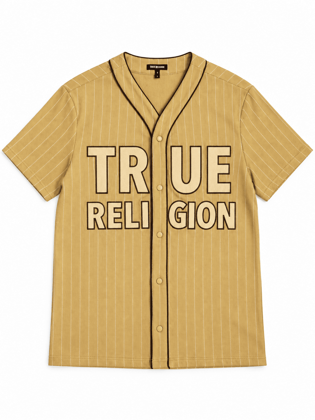 Camisa jersey True Religion mostaza