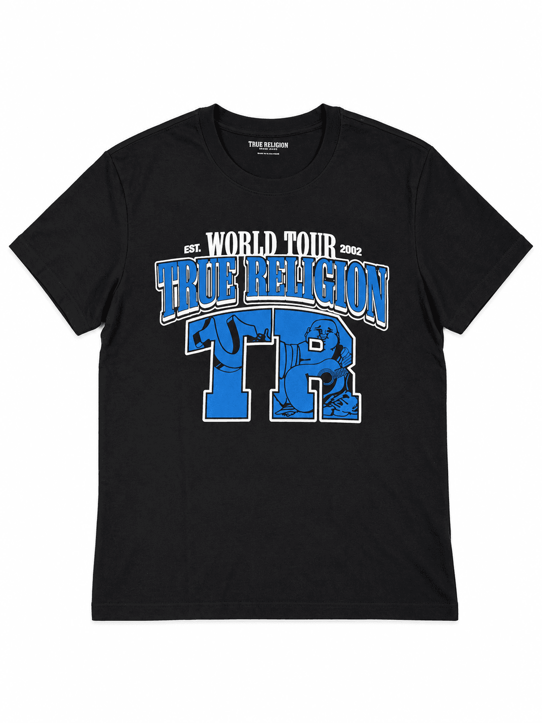 Camiseta True Religion negra World Tour