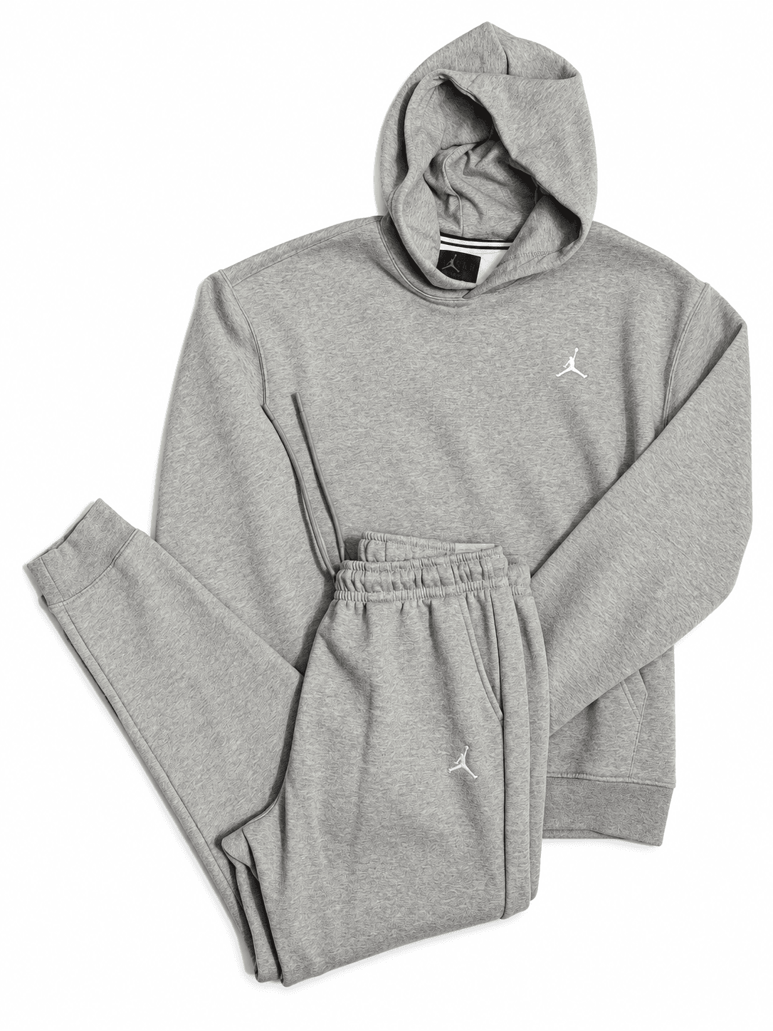 Conjunto Jordan gris jaspeado
