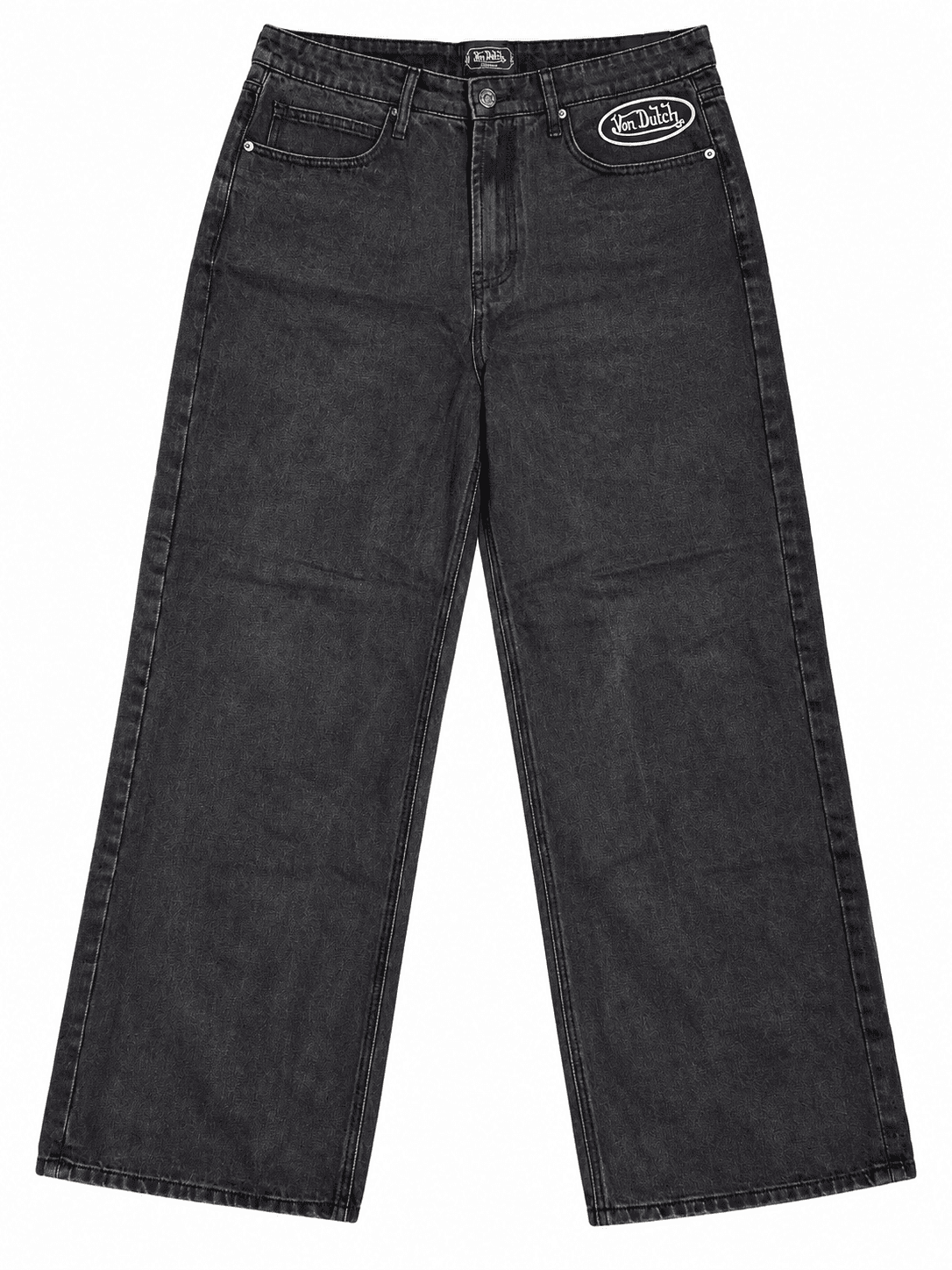 Jean Von Dutch negro tiro alto