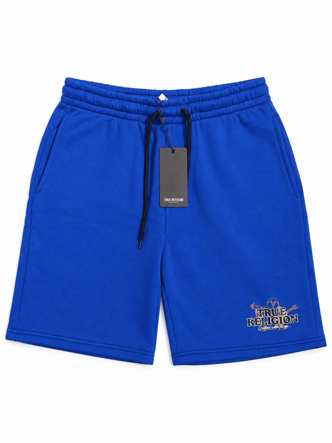 Pantaloneta True Religion azul rey